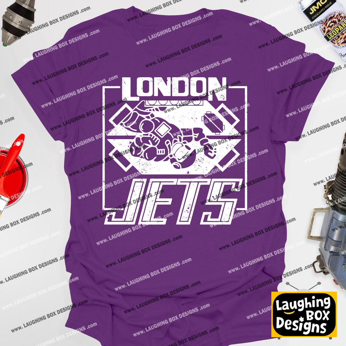 LONDON JETS / Zero Gravity Football - Red Dwarf T-Shirt