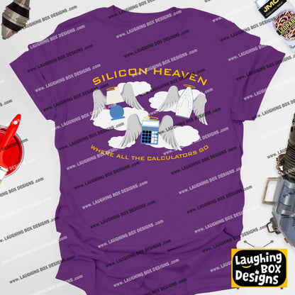 SILICON HEAVEN - WHERE ALL THE CALCULATORS GO - Red Dwarf T-Shirt