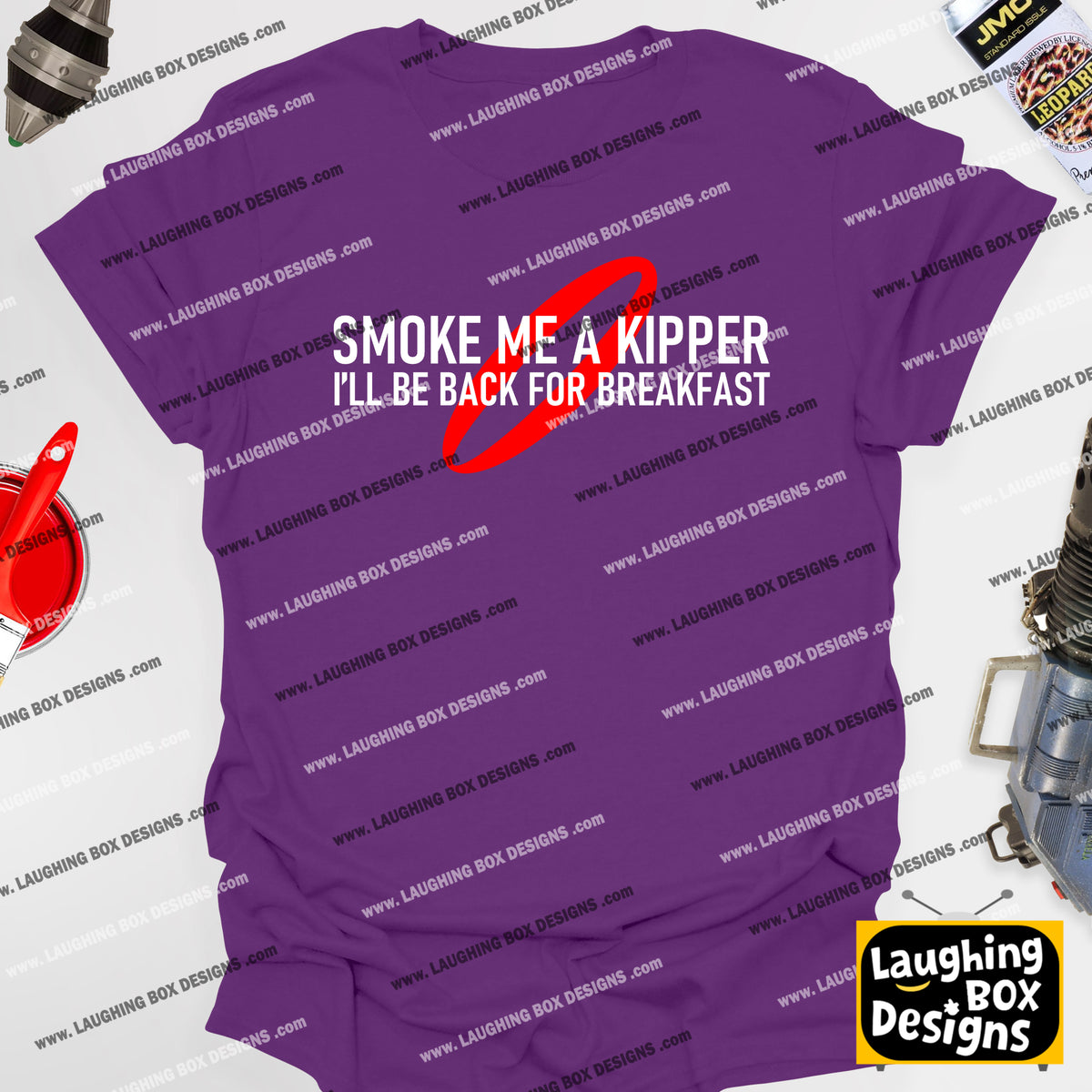SMOKE ME A KIPPER I'LL BE BACK FROR BREAKFAST - Red Dwarf T-Shirt