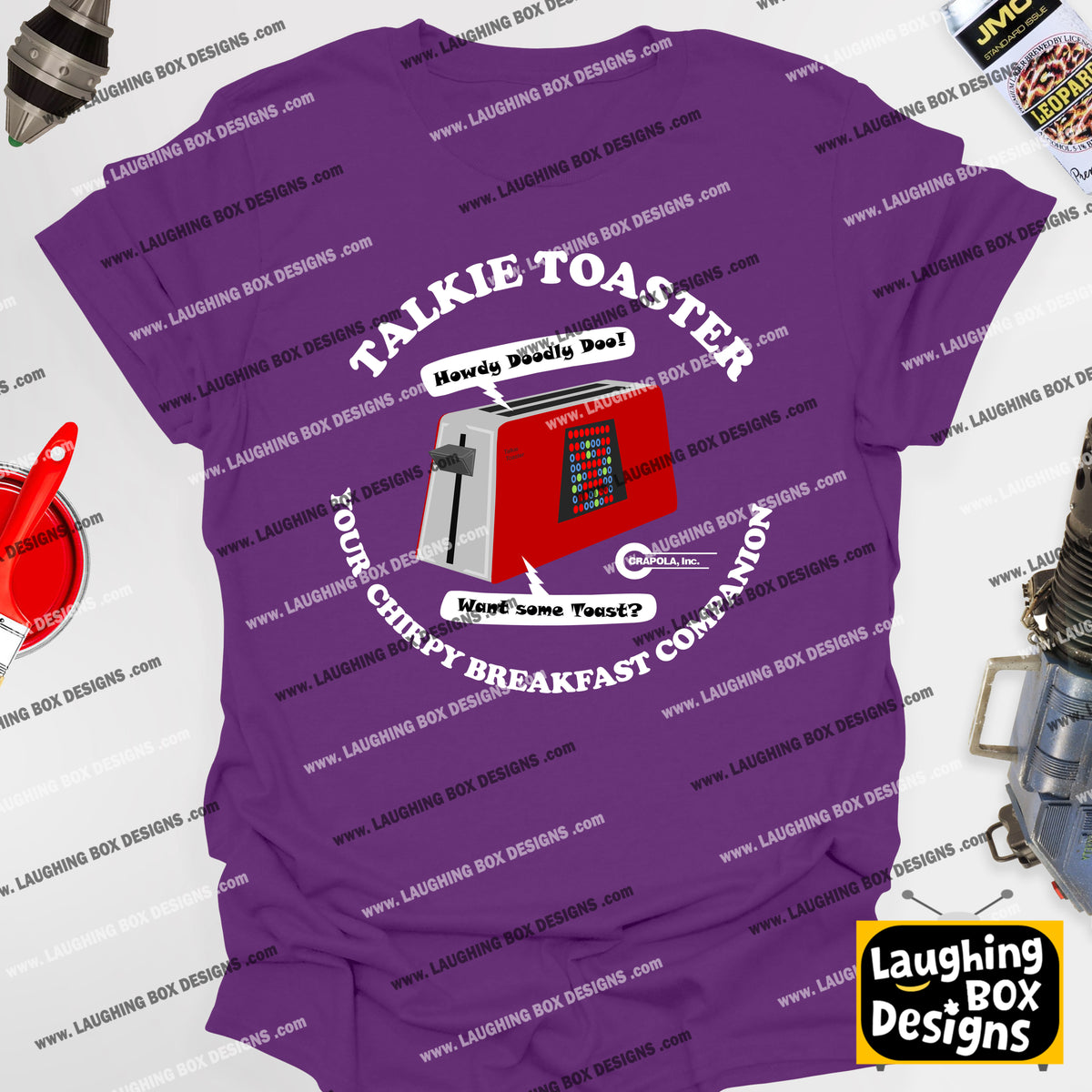 TALKIE TOASTER / Your Chirpy Breakfast Companion - Red Dwarf T-Shirt