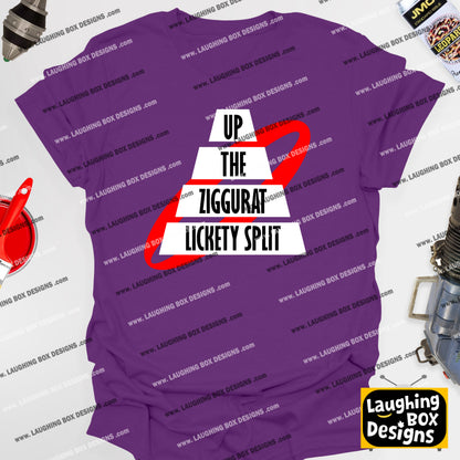 UP THE ZIGGURAT LICKETY SPLIT, Rimmer Quote - Red Dwarf T-Shirt