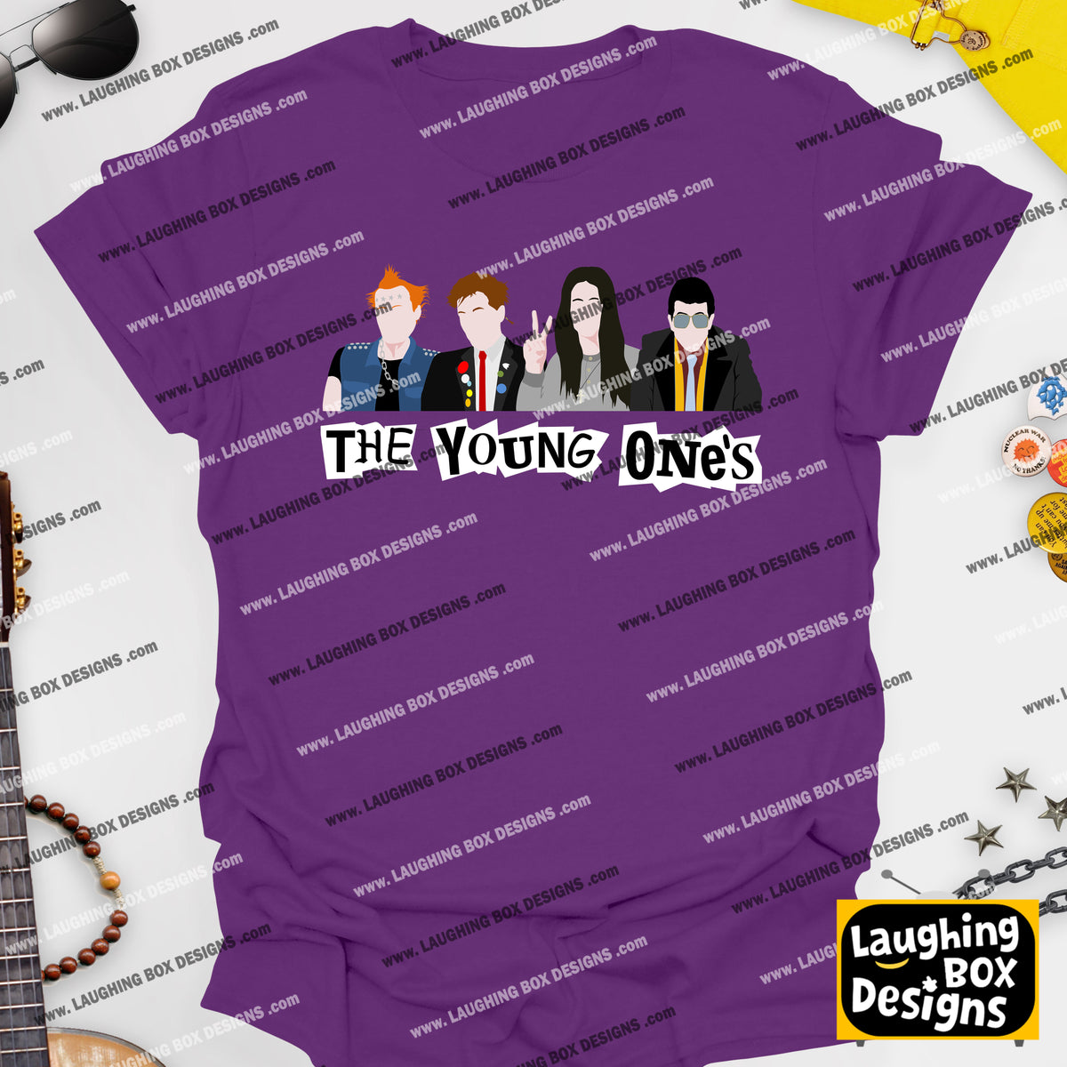 VYVYAN, RICK, NEIL, MIKE CHARACTERS - The Young Ones T-Shirt