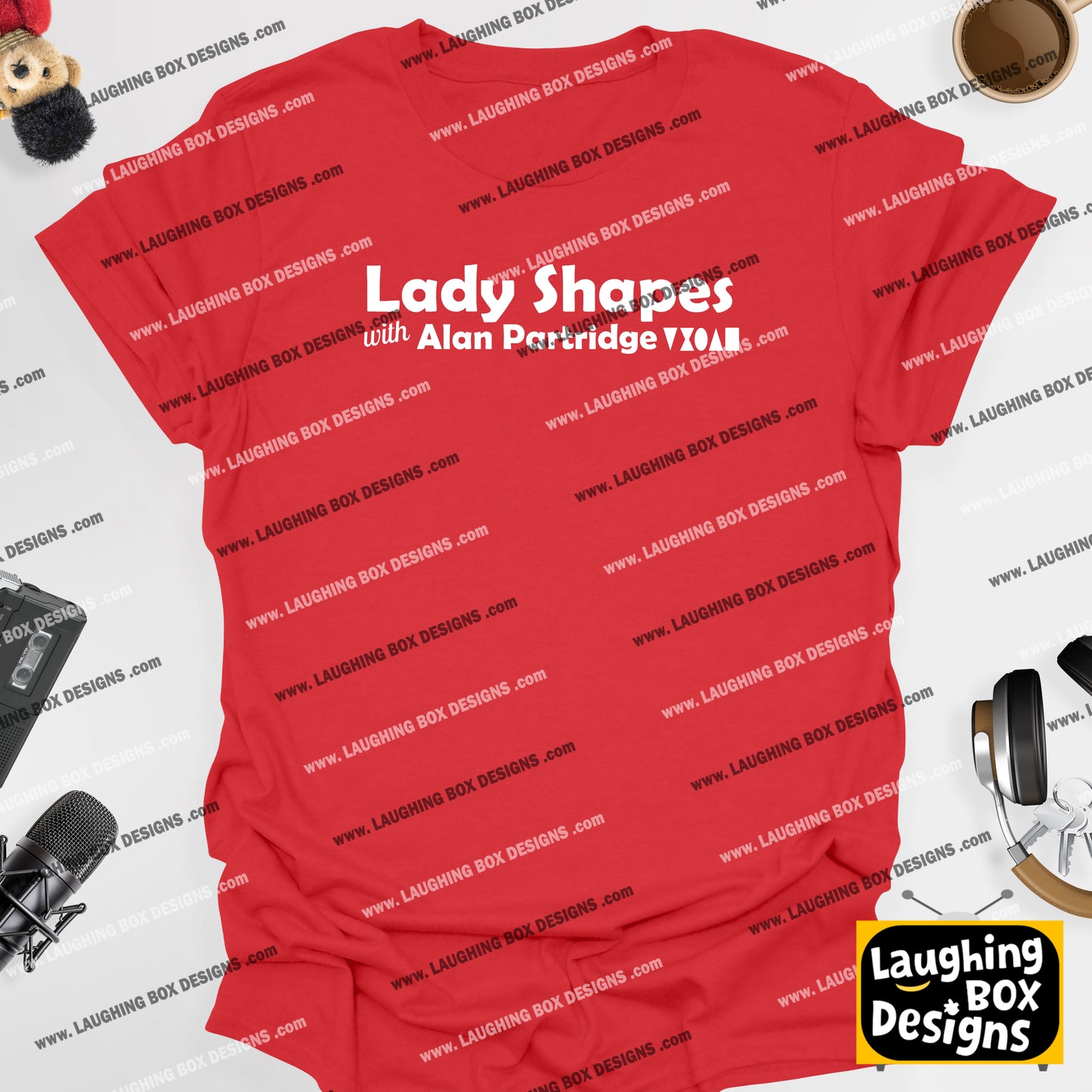 Lady Shapes with Alan Partridge - Alan Partridge T-Shirt