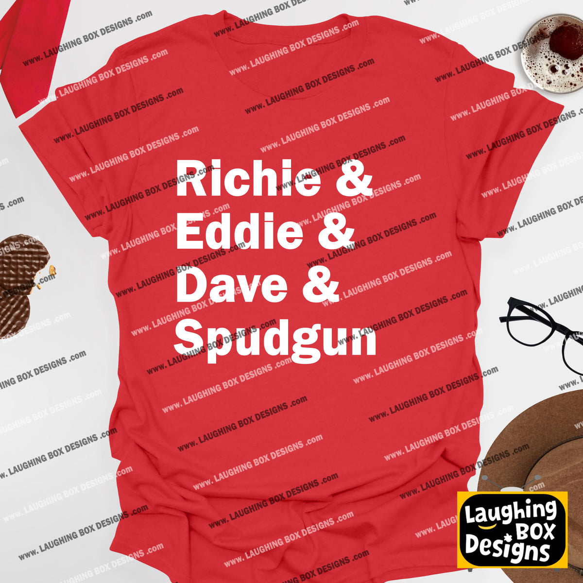 RICHIE & EDDIE & DAVE & SPUDGUN - Bottom T-Shirt