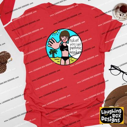 FICK ERF YOU SAD PATHTIC WINKER, Richie's Play Telescope - Bottom T-Shirt