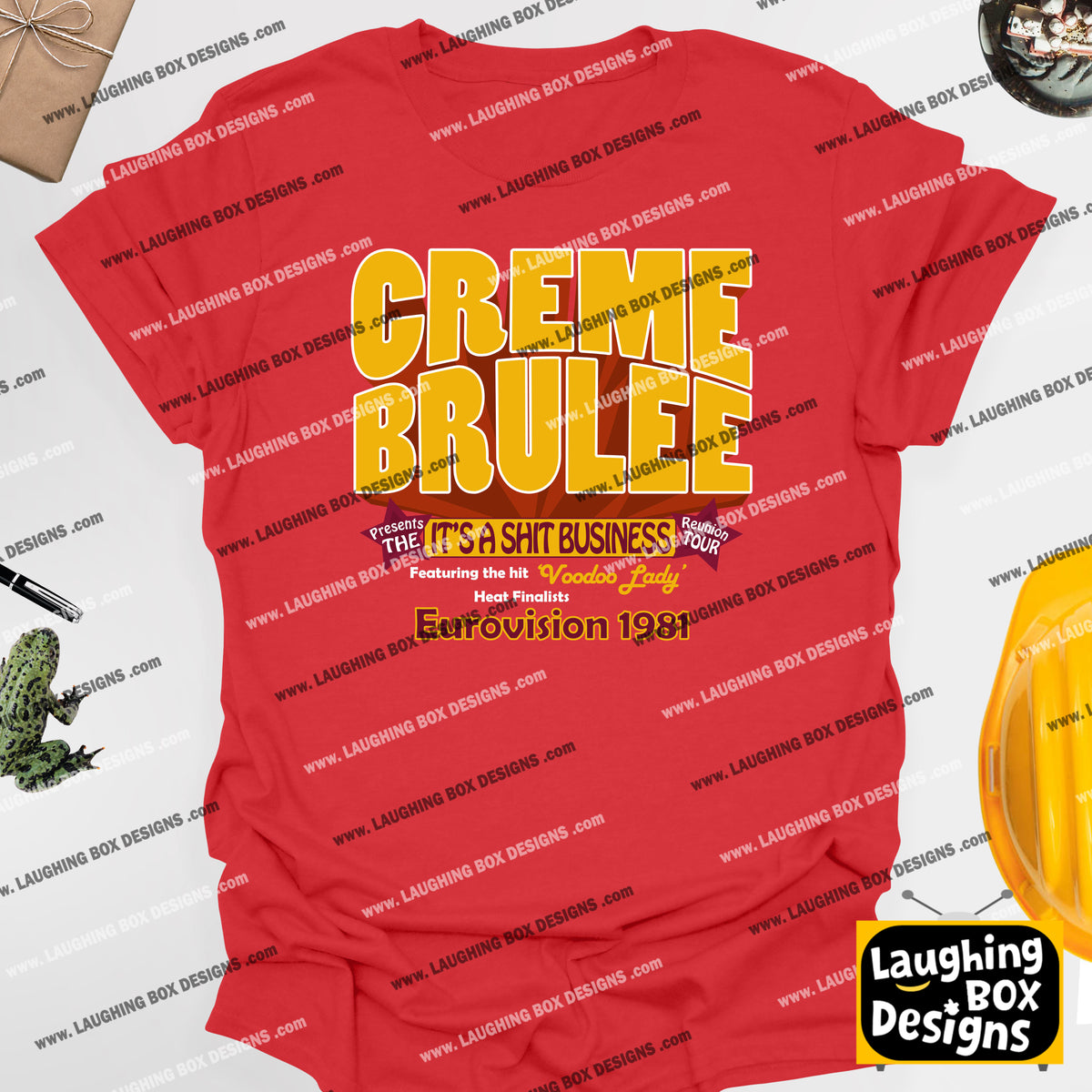 CREME BRULEE / SHIT BUSINESS TOUR / EUROVISION - League Of Gentlemen T-Shirt