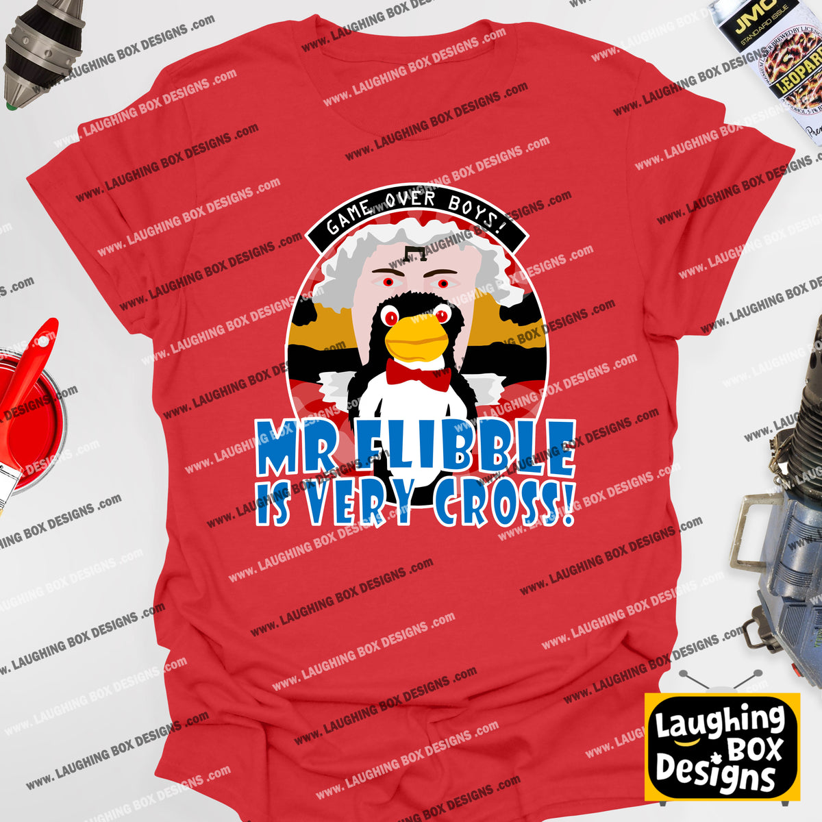 MR FLIBBLE IS VERY CROSS / Quarantined Rimmer - Red Dwarf T-Shirt