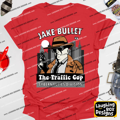 JAKE BULLET 'THE TRAFFIC COP' Cybernautics Division, Red Dwarf T-shirt