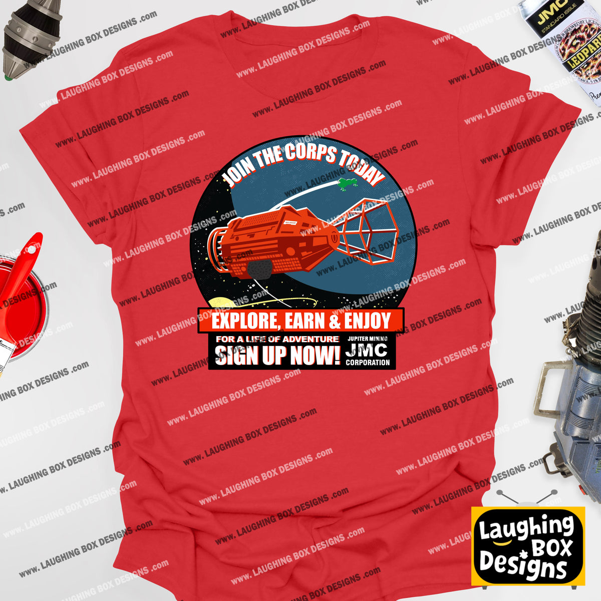 JOIN THE CORPS, JMC RECRUITMENT - Red Dwarf T-Shirt
