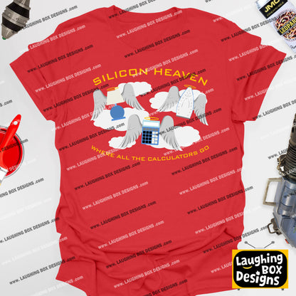 SILICON HEAVEN - WHERE ALL THE CALCULATORS GO - Red Dwarf T-Shirt