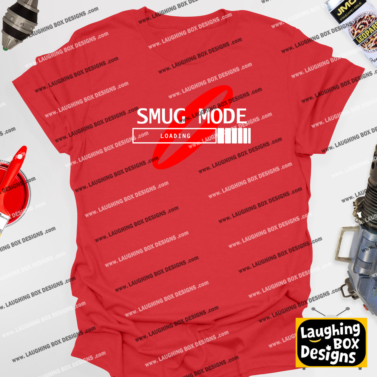 SMUG MODE LOADING / Kryten Quote - Red Dwarf T-Shirt