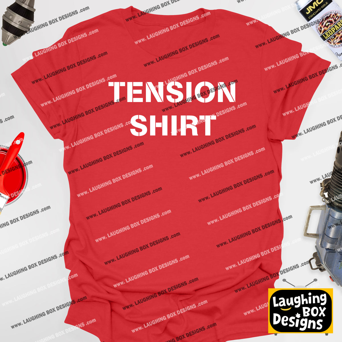 TENSION SHIRT - Tension Sheet Print - Red Dwarf T-Shirt