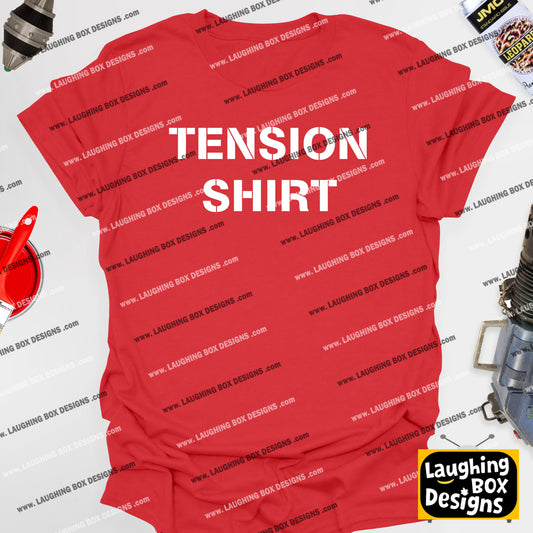 TENSION SHIRT - Tension Sheet Print - Red Dwarf T-Shirt