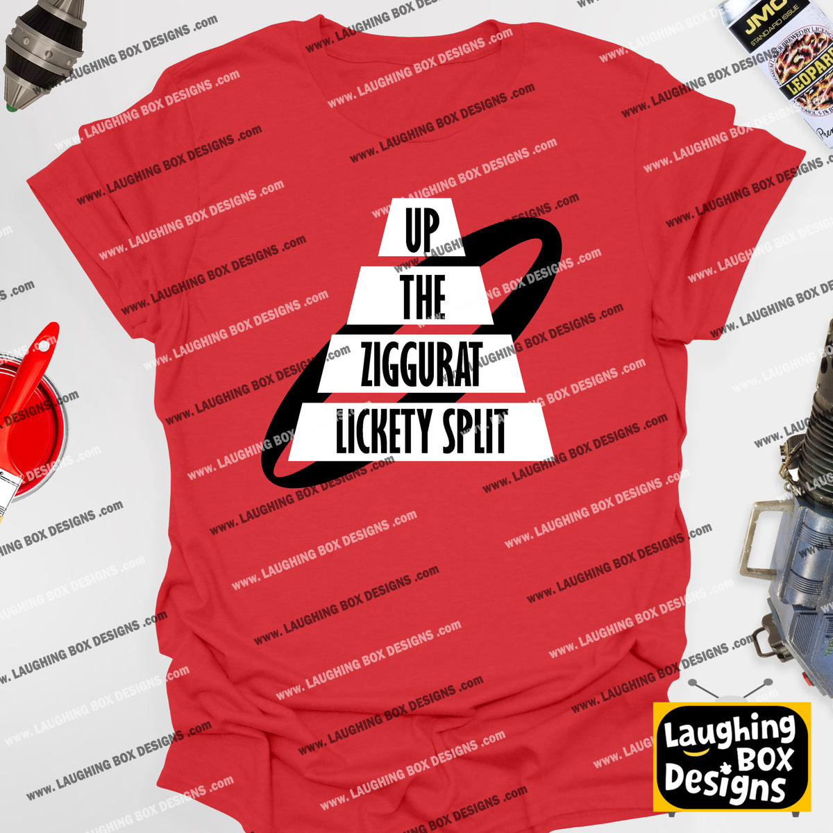 UP THE ZIGGURAT LICKETY SPLIT, Rimmer Quote - Red Dwarf T-Shirt