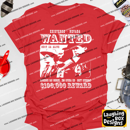 GUNMEN OF THE APOCALYPSE / Wanted Poster - Red Dwarf T-Shirt