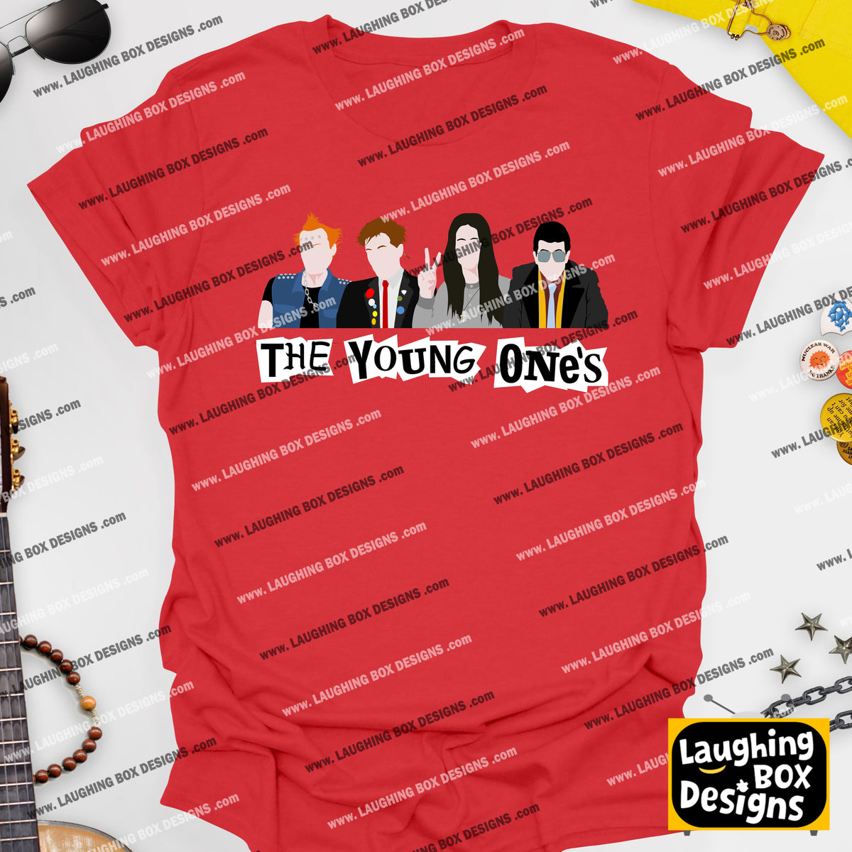 VYVYAN, RICK, NEIL, MIKE CHARACTERS - The Young Ones T-Shirt