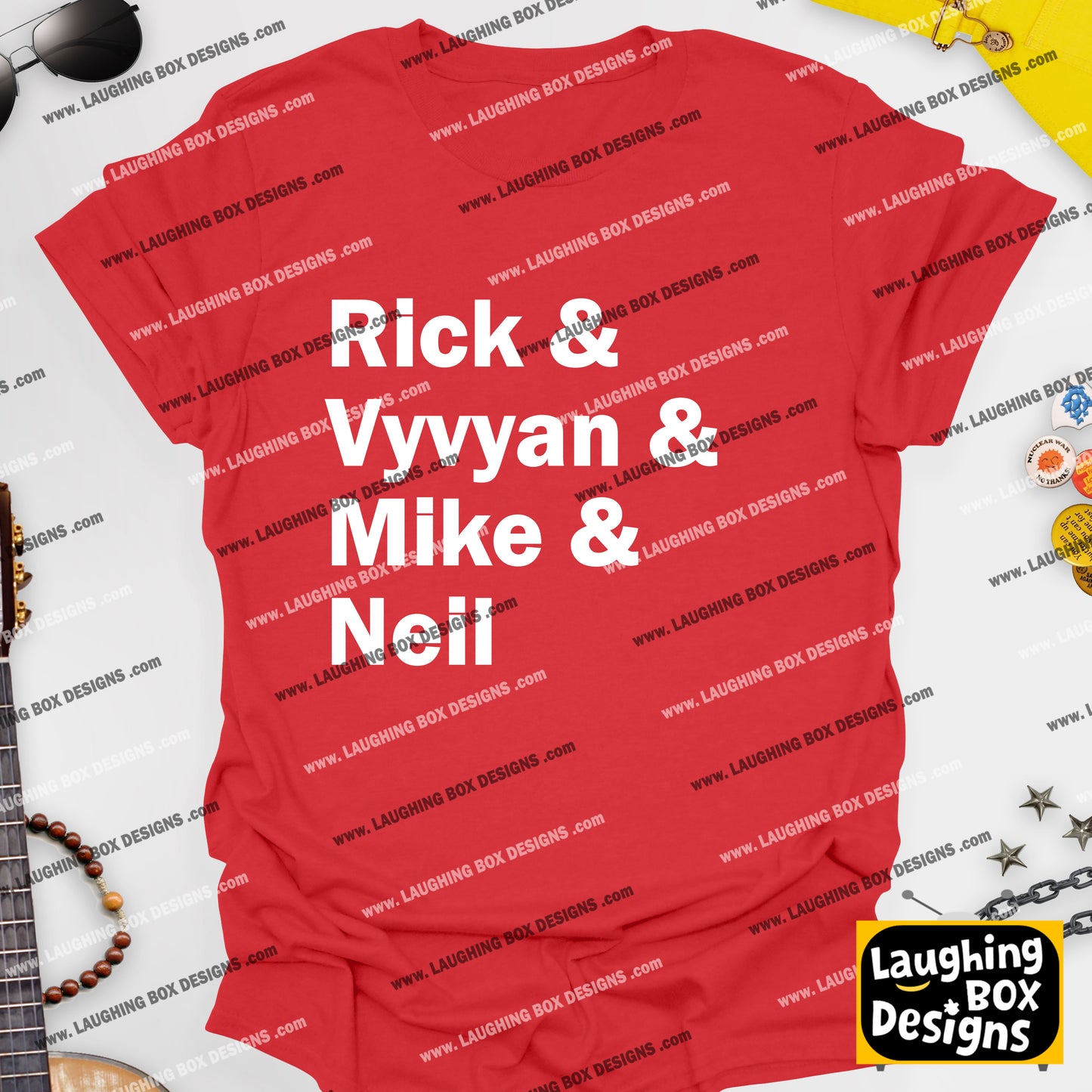 RICK & VYVYAN & MIKE & NEIL - The Young Ones T-Shirt