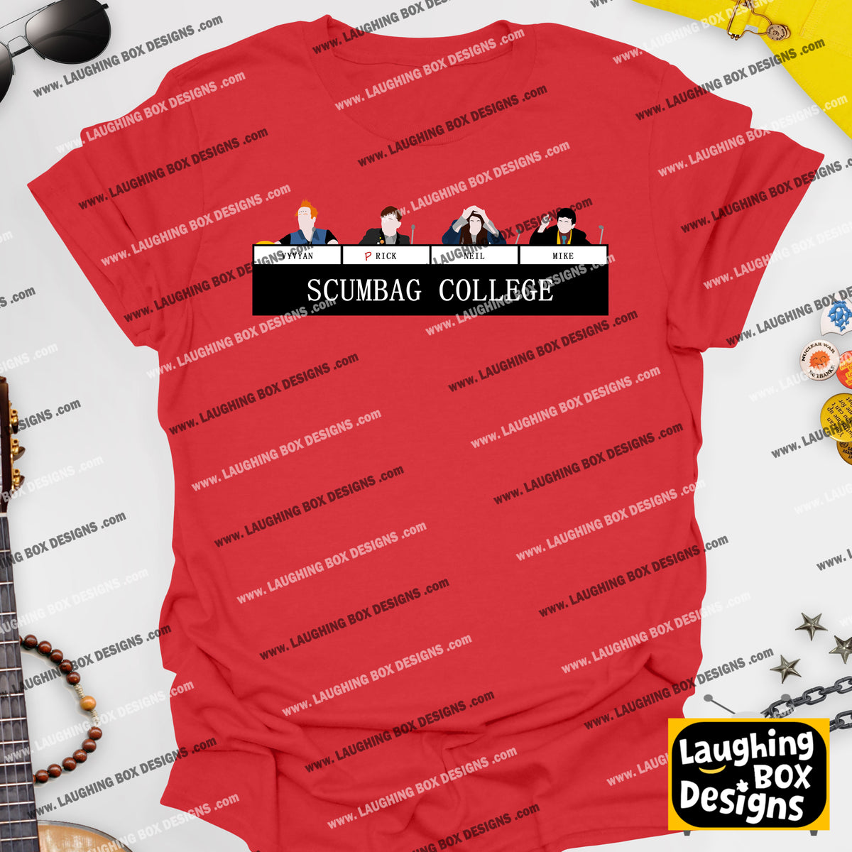 SCUMBAG COLLEGE / University Challenge - The Young Ones T-Shirt