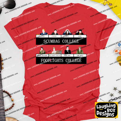 SCUMBAG COLLEGE / FOOTLIGHTS COLLEGE, University Challenge - The Young Ones T-Shirt