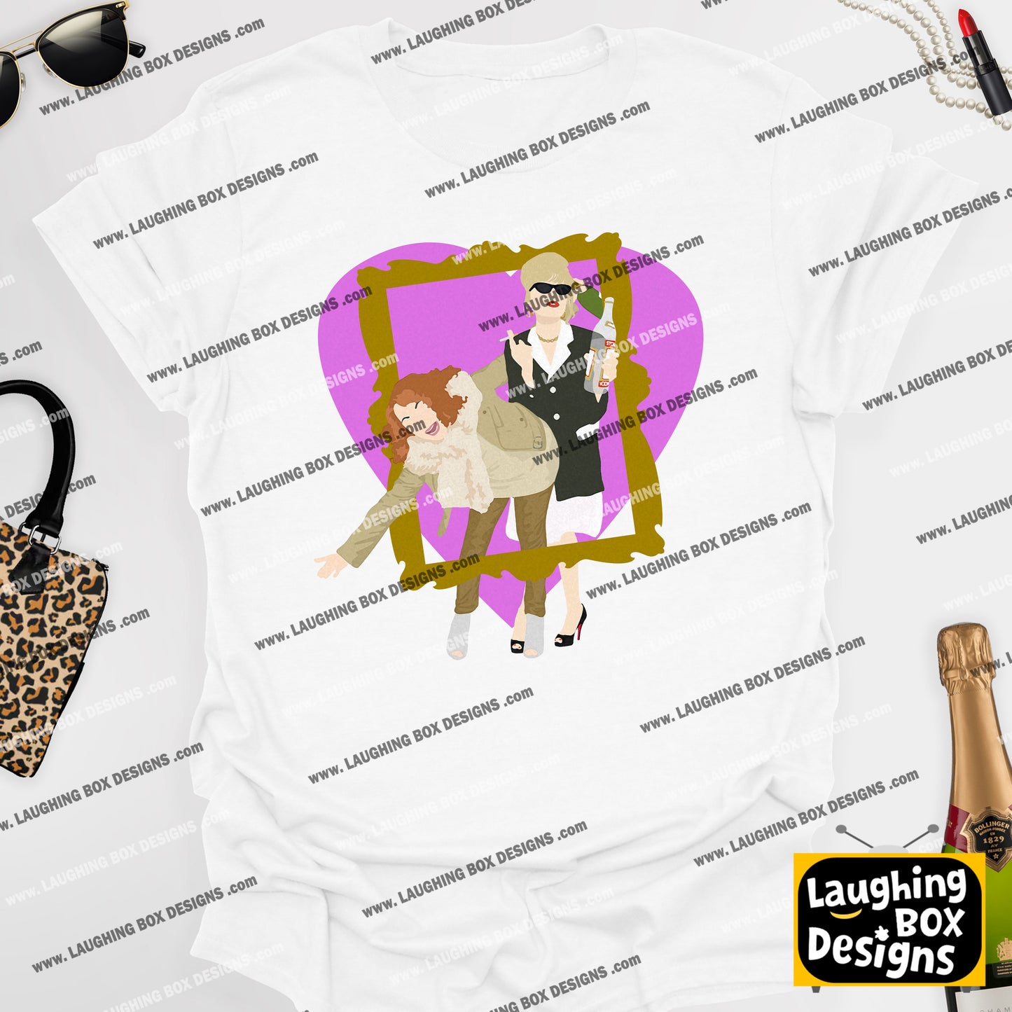 EDINA AND PATSY FABULOUS DARLING!  - Absolutely Fabulous T-Shirt