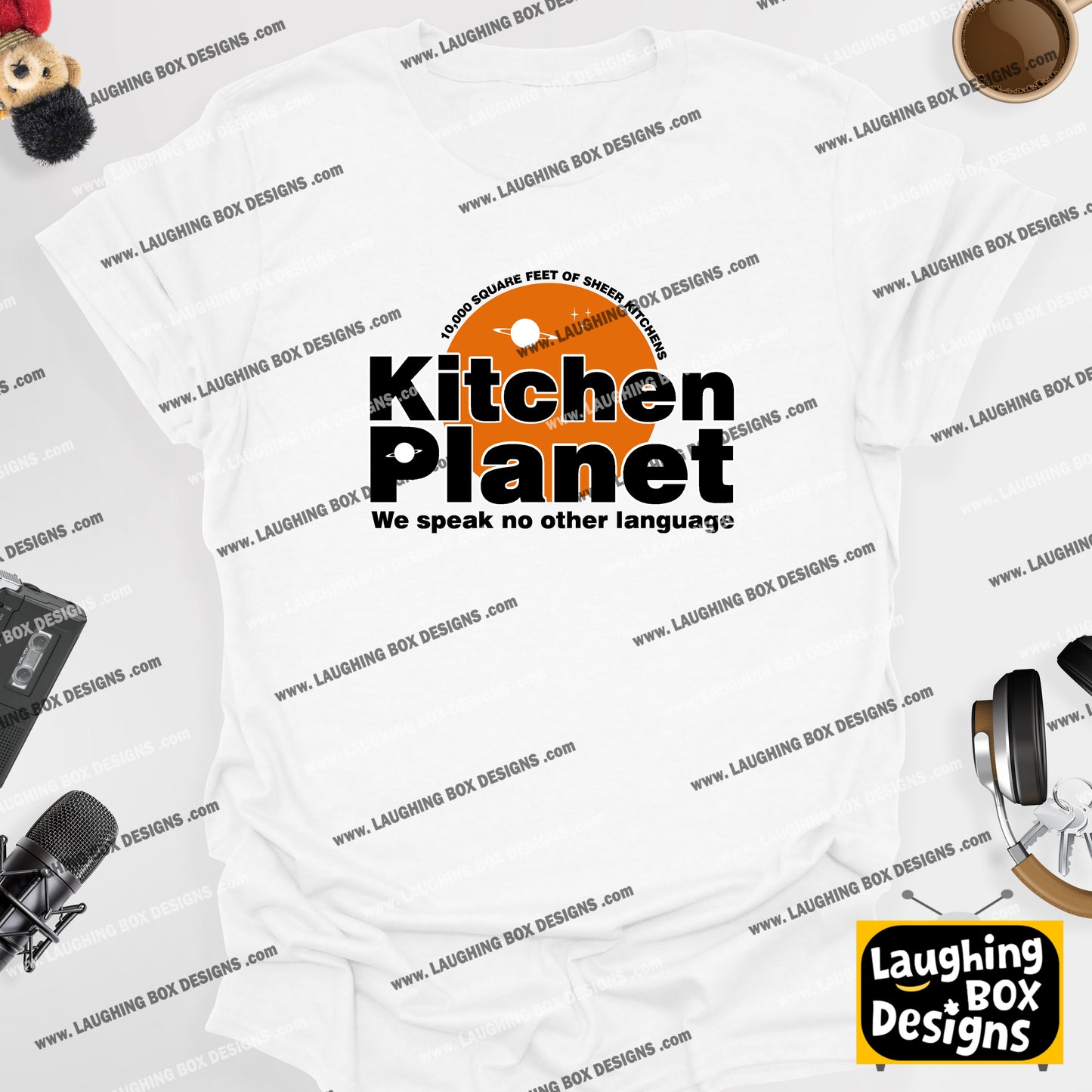 Kitchen Planet, We Speak No Other Language - Alan Partridge T-Shirt