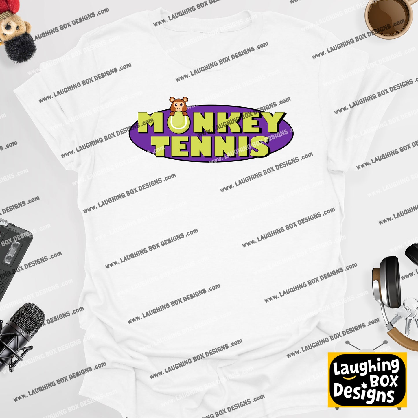 Monkey Tennis - Partridge Television- Alan Partridge T-Shirt