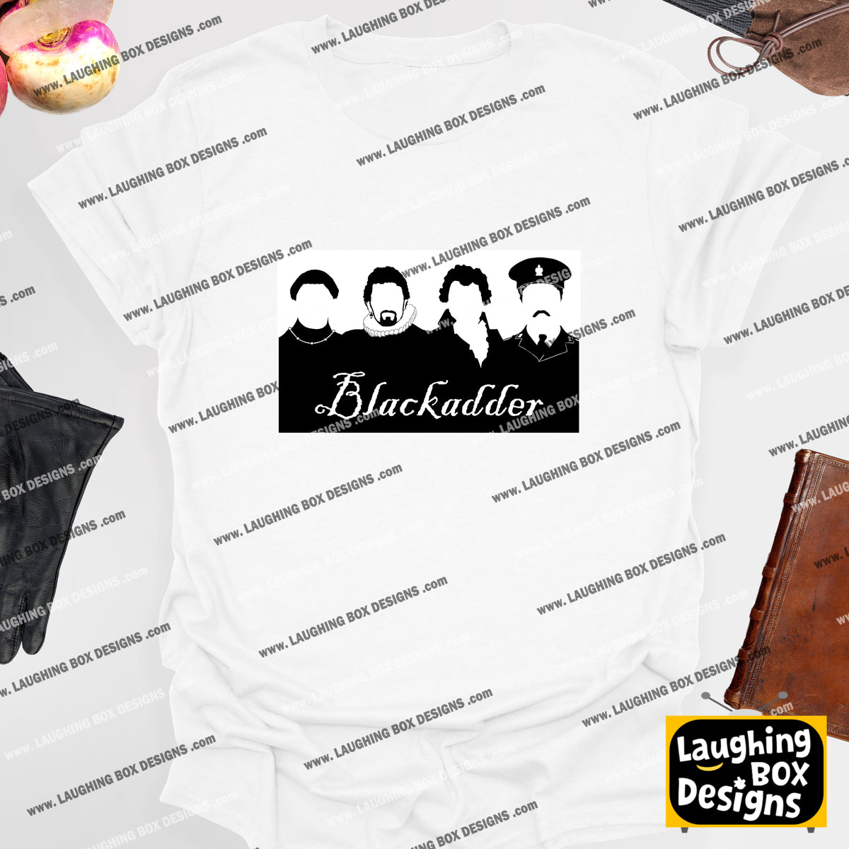 THE FOUR BLACKADDERS, The Blackadder Dynesty T-Shirt