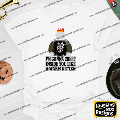 THE SPIRIT OF JAZZ , Gonna Creep Inside You Like a Warn Kitten, The Mighty Boosh T-Shirt