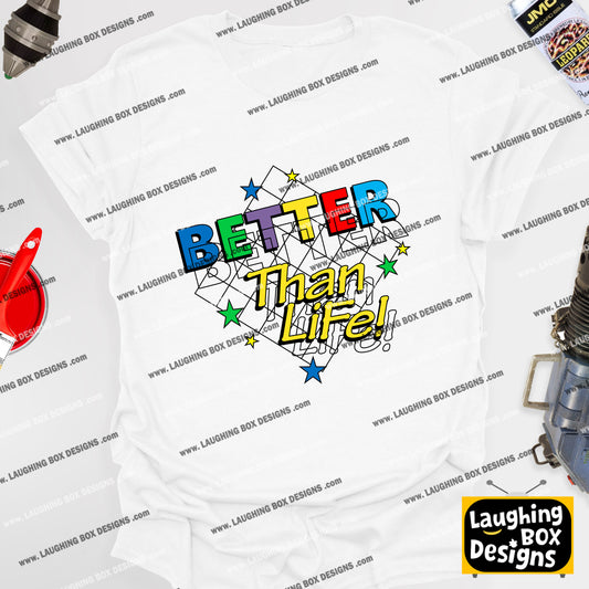 BETTER THAN LIFE, Total Immersion Video Game - Red Dwarf T-Shirt