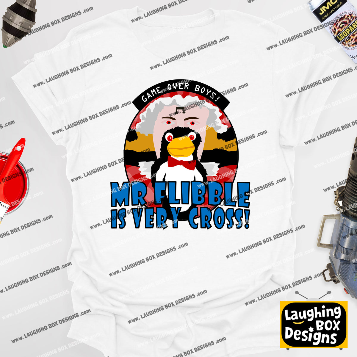 MR FLIBBLE IS VERY CROSS / Quarantined Rimmer - Red Dwarf T-Shirt