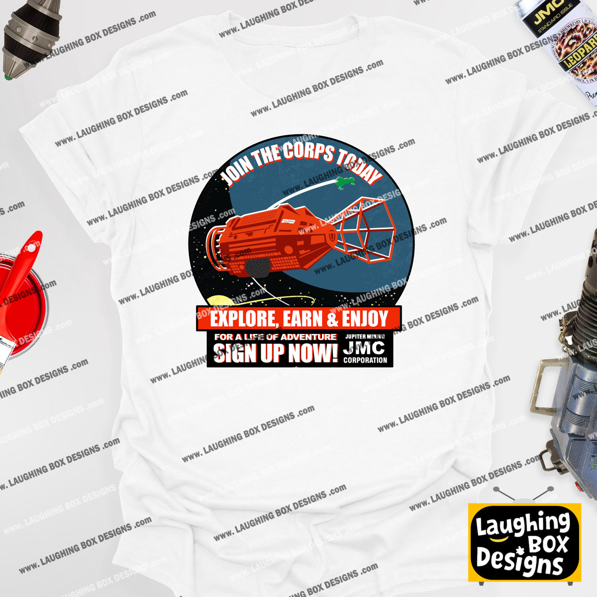 JOIN THE CORPS, JMC RECRUITMENT - Red Dwarf T-Shirt