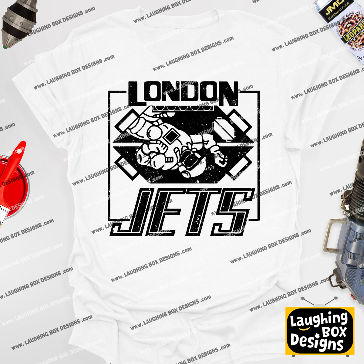 LONDON JETS / Zero Gravity Football - Red Dwarf T-Shirt