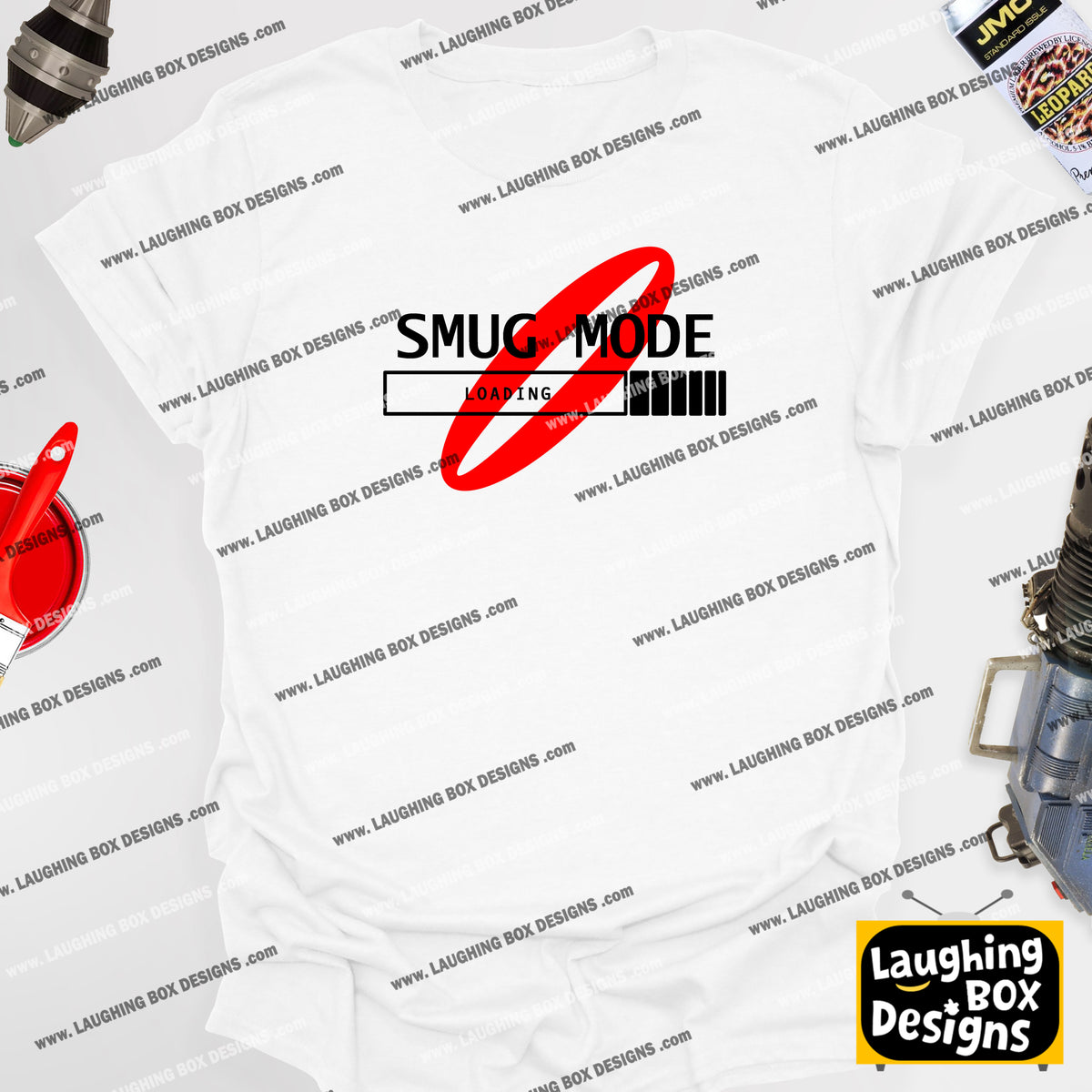 SMUG MODE LOADING / Kryten Quote - Red Dwarf T-Shirt