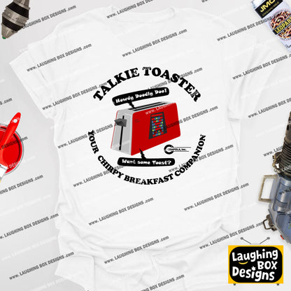 TALKIE TOASTER / Your Chirpy Breakfast Companion - Red Dwarf T-Shirt