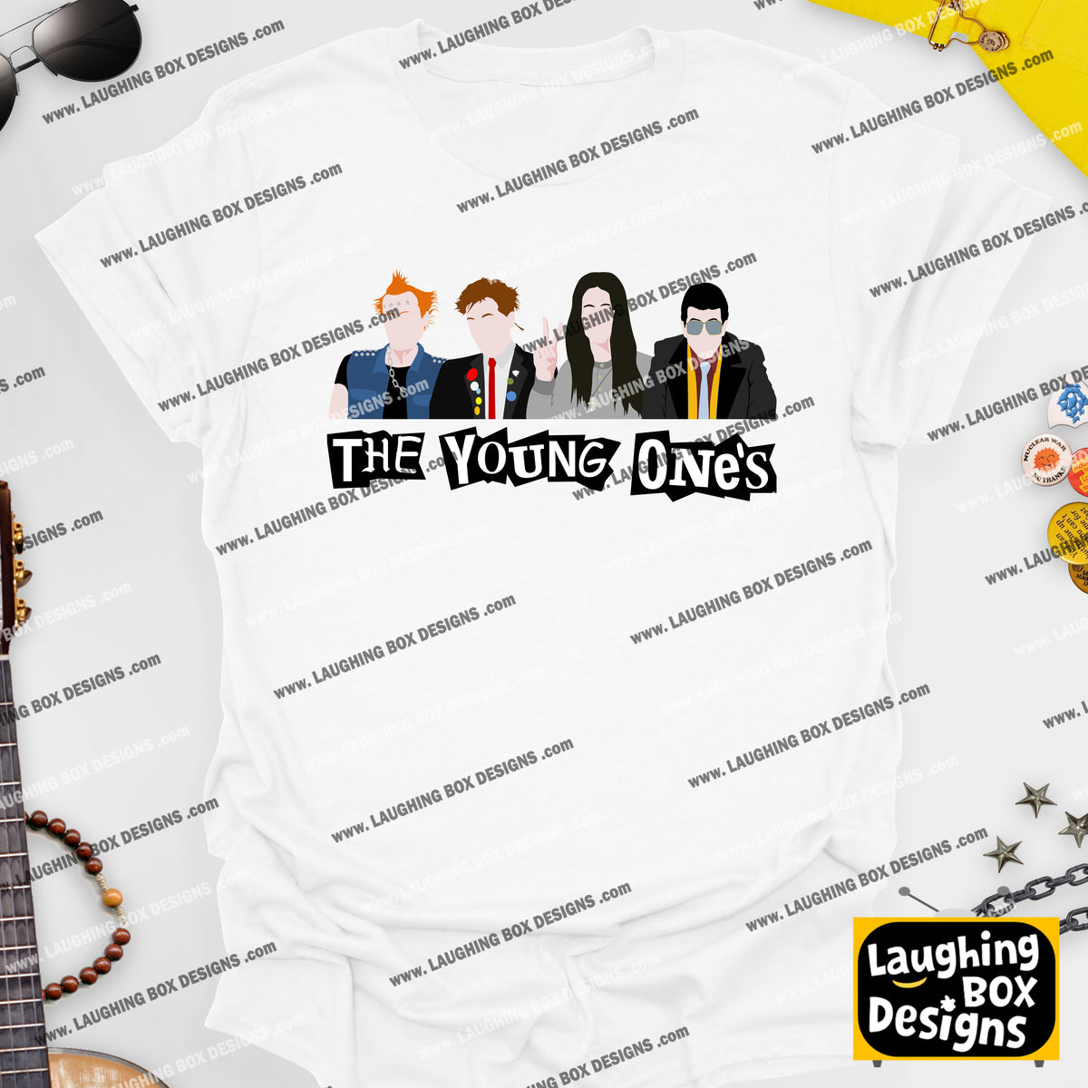 VYVYAN, RICK, NEIL, MIKE CHARACTERS - The Young Ones T-Shirt